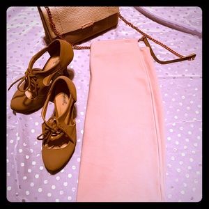 🌸 Philosophy petal pink pencil skirt